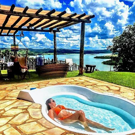Chale Mirante, Piscina, Cachoeira, Lago E Vista Espetacular Alexania Dış mekan fotoğraf